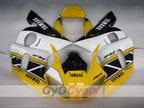 Kit de carénage injecté pour YZF-R6 98-02 - Jaune, Blanc - Style d'usine #OYO87906013