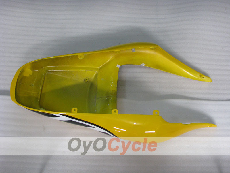 Kit de carénage injecté pour YZF-R6 98-02 - Jaune, Blanc - Style d'usine #OYO87906013