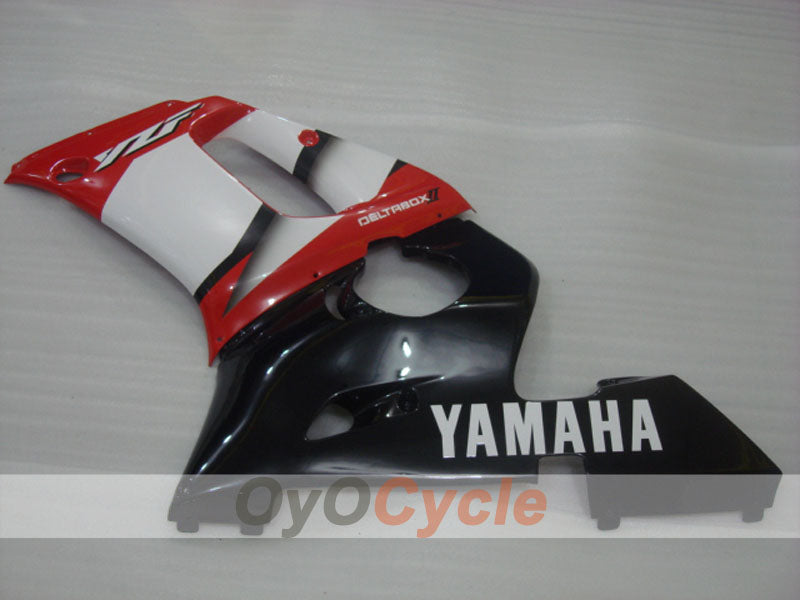 Kit de carénage injecté pour YZF-R6 98-02 - Rouge, Noir - Style d'usine #OYO87906014