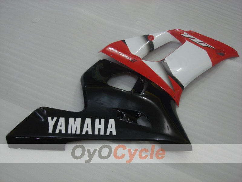 Kit de carénage injecté pour YZF-R6 98-02 - Rouge, Noir - Style d'usine #OYO87906014