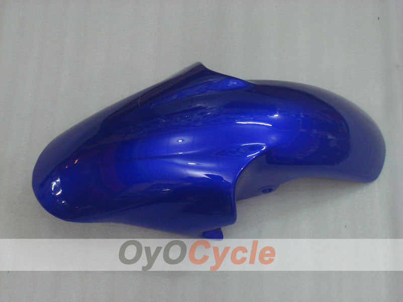 Kit de carénage injecté pour YZF-R6 98-02 - Bleu, Noir - Style d'usine #OYO87906015