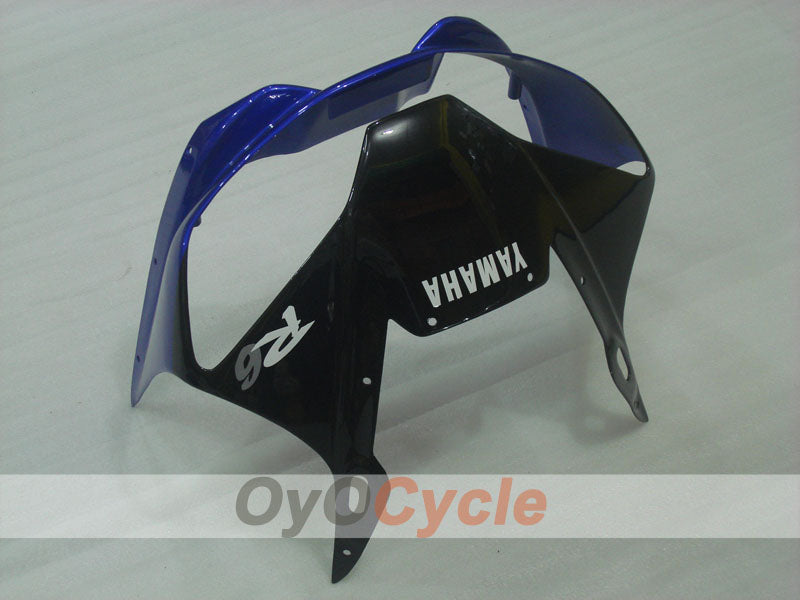 Kit de carénage injecté pour YZF-R6 98-02 - Bleu, Noir - Style d'usine #OYO87906015