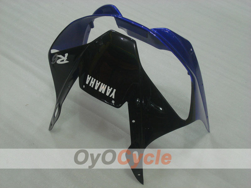 Kit de carénage injecté pour YZF-R6 98-02 - Bleu, Noir - Style d'usine #OYO87906015