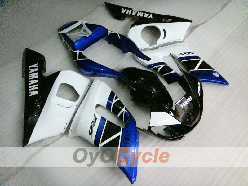 Kit de carénage injecté pour YZF-R6 98-02 - Bleu, Noir - Style d'usine #OYO87906016