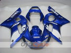 Kit de carénages à injection pour YZF-R6 98-02 - Bleu, Blanc - Style d'origine #OYO87906017