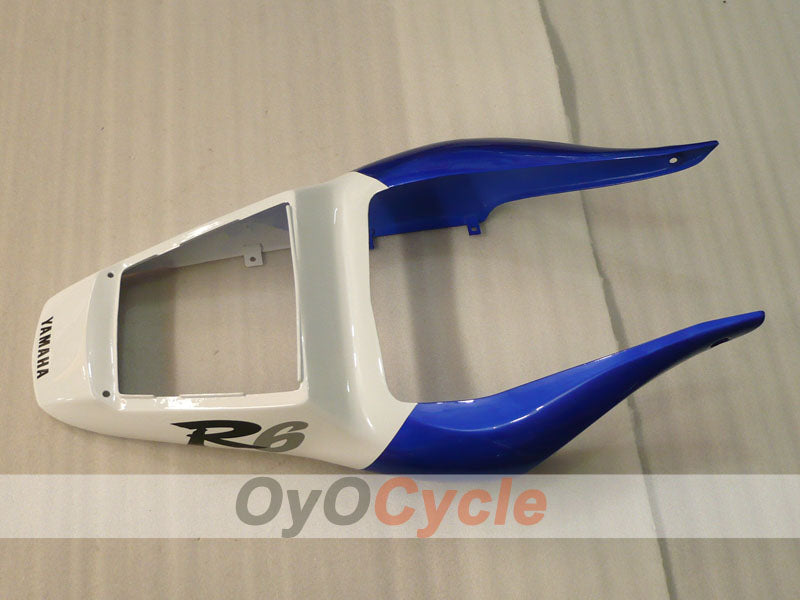 Kit de carénages à injection pour YZF-R6 98-02 - Bleu, Blanc - Style d'origine #OYO87906018