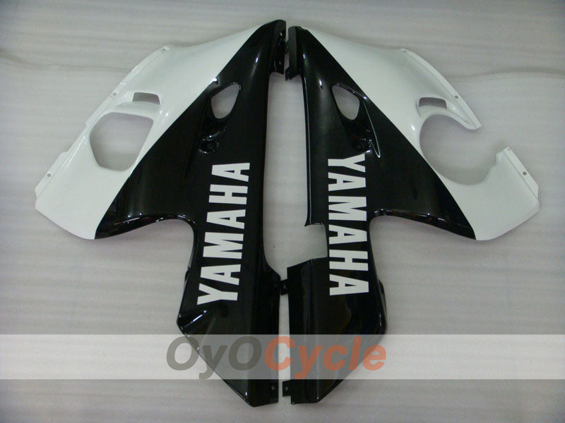 Kit de carénages à injection pour YZF-R6 98-02 - Jaune, Blanc - Style d'origine #OYO87906021