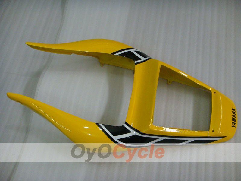 Kit de carénages à injection pour YZF-R6 98-02 - Jaune, Blanc - Style d'origine #OYO87906021