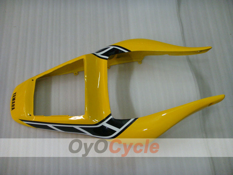 Kit de carénages à injection pour YZF-R6 98-02 - Jaune, Blanc - Style d'origine #OYO87906021