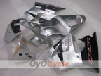 Kit de carénages à injection pour NINJA ZX-6R 00-02 - Noir, Argent - Style d'origine #OYO87906022