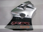Kit de carénages à injection pour NINJA ZX-6R 00-02 - Noir, Argent - Style d'origine #OYO87906022