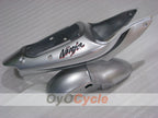 Kit de carénages à injection pour NINJA ZX-6R 00-02 - Noir, Argent - Style d'origine #OYO87906022