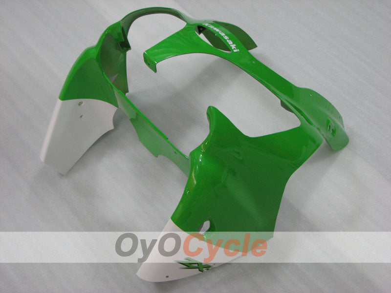 Kit de carénages à injection pour NINJA ZX-6R 00-02 - Vert, Noir - Style d'origine #OYO87906023