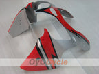 Kit de carénages à injection pour NINJA ZX-6R 00-02 - Rouge, Noir, Argent - Style d'origine #OYO87906024