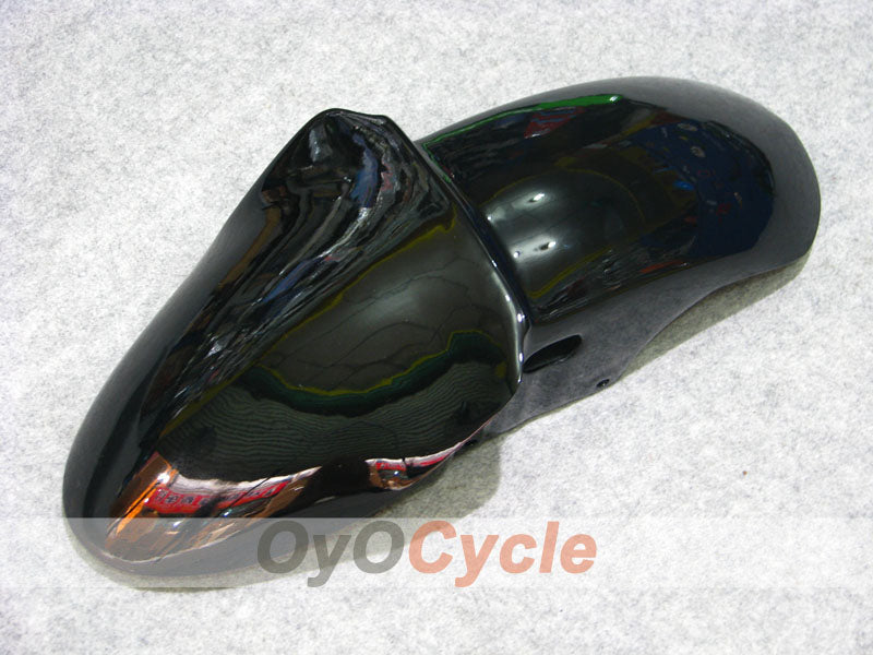 Kit de carénages à injection pour NINJA ZX-6R 00-02 - Vert, Noir - Flamme #OYO87906025