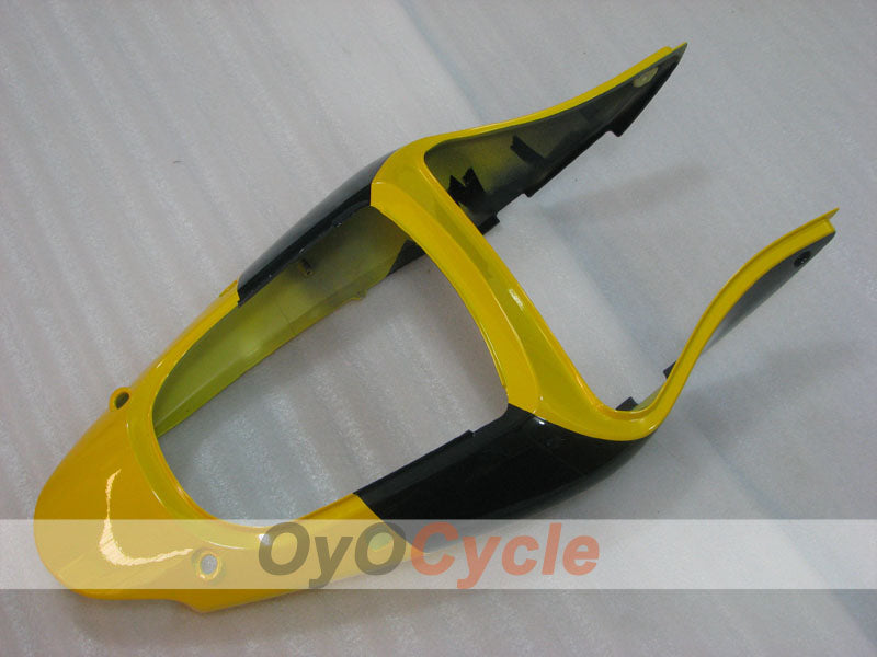 Kit de carénages à injection pour NINJA ZX-6R 00-02 - Jaune, Noir - Style d'origine #OYO87906027