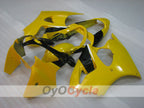Kit de carénages à injection pour NINJA ZX-6R 00-02 - Jaune, Noir - Style d'origine #OYO87906027