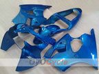 Kit de carénages à injection pour NINJA ZX-6R 00-02 - Bleu - Sans autocollant / décalcomanie, style d'origine #OYO87906028