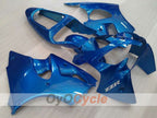 Kit de carénages à injection pour NINJA ZX-6R 00-02 - Bleu - Sans autocollant / décalcomanie, style d'origine #OYO87906028