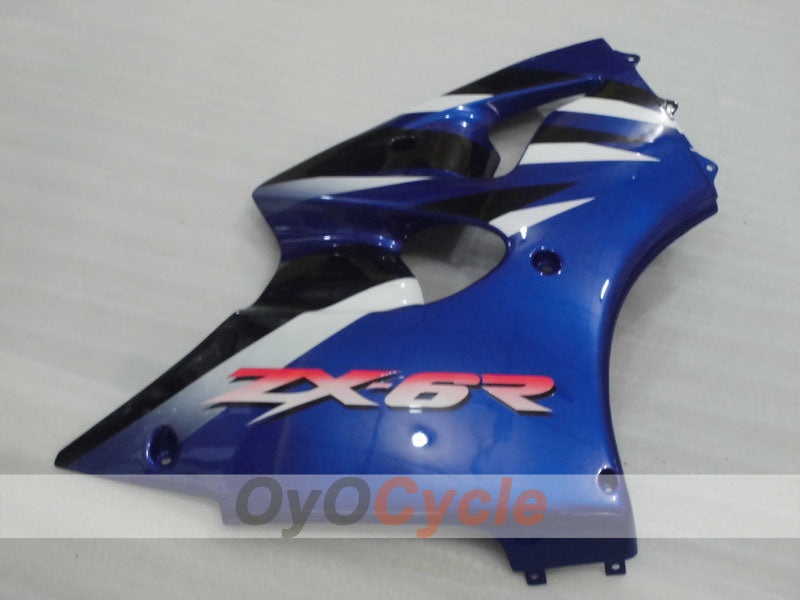 Carénages latéraux gauche et droit pour Kawasaki Ninja ZX-6R 00-02 #OYO87912970 Image secondaire du produit