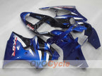 Kit de carénages à injection pour NINJA ZX-6R 00-02 - Bleu, Blanc, Noir - Style d'origine #OYO87906029