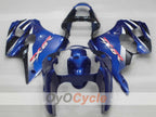 Kit de carénages à injection pour NINJA ZX-6R 00-02 - Bleu, Blanc, Noir - Style d'origine #OYO87906029