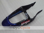 Kit de carénages à injection pour NINJA ZX-6R 00-02 - Bleu, Blanc, Noir - Style d'origine #OYO87906029