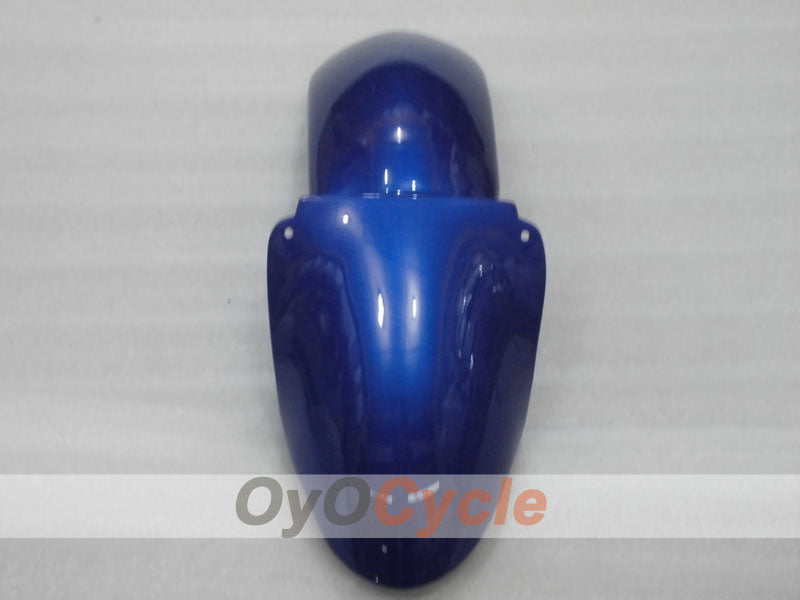 Kit de carénages à injection pour NINJA ZX-6R 00-02 - Bleu, Blanc, Noir - Style d'origine #OYO87906029