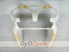 Kit de carénage à injection pour NINJA ZX-6R 00-02 - Orange, Blanc - Flamme #OYO87906030