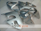 Kit de carénage à injection pour NINJA ZX-6R 00-02 - Argent - Sans autocollant / décalcomanie, style d'usine #OYO87906031