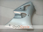 Kit de carénage à injection pour NINJA ZX-6R 00-02 - Argent - Sans autocollant / décalcomanie, style d'usine #OYO87906031