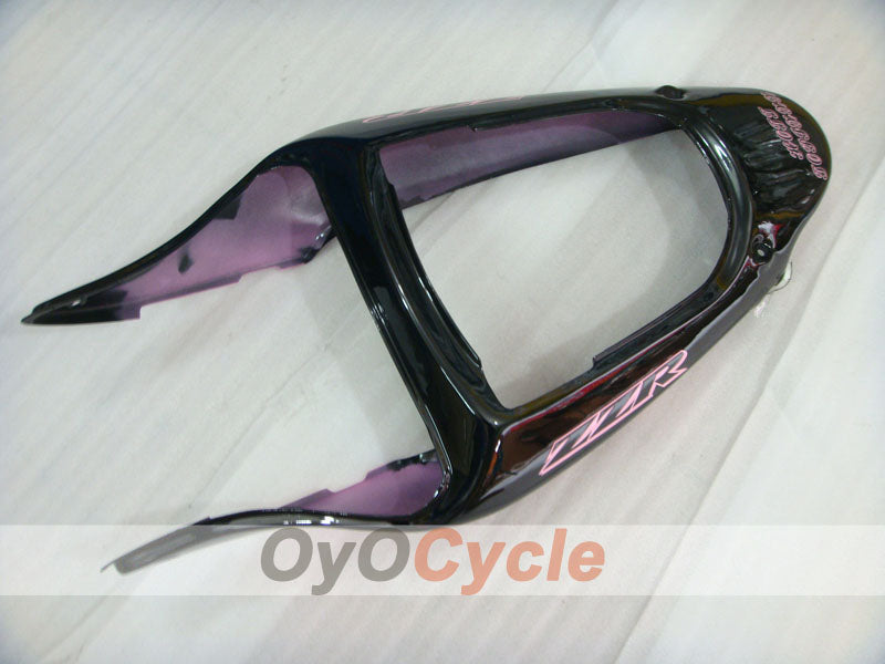 Kit de carénage à injection pour NINJA ZX-6R 00-02 - Noir, Rose - Personnalisé #OYO87906032