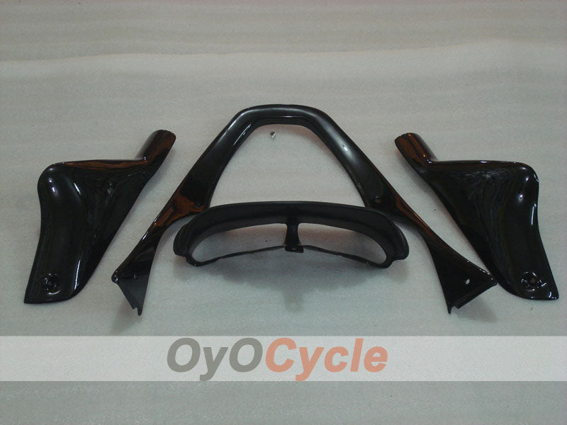 Kit de carénage à injection pour NINJA ZX-6R 00-02 - Bleu, Noir - Flamme #OYO87906033
