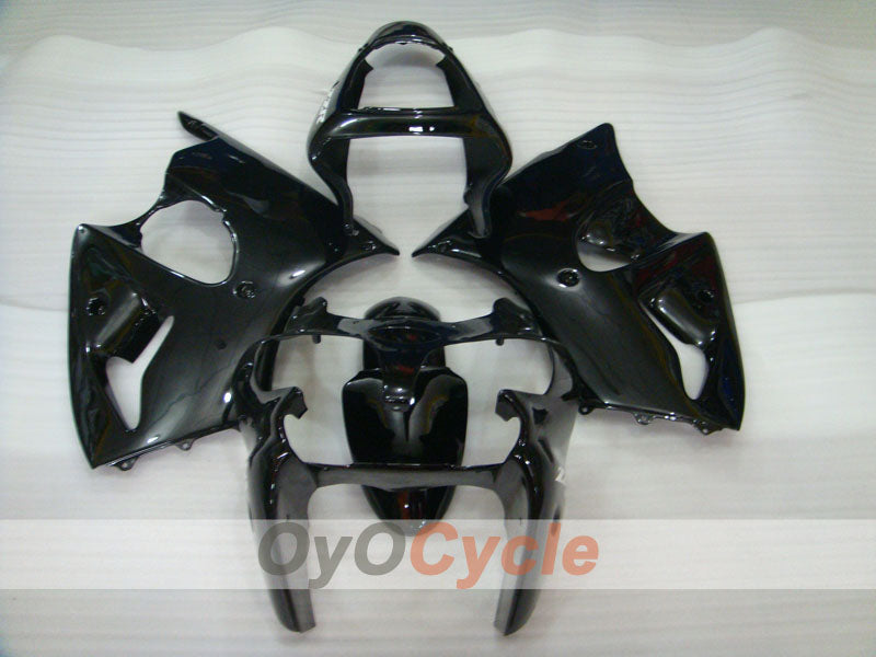 Kit de carénage à injection pour NINJA ZX-6R 00-02 - Noir - Style d'usine #OYO87906034