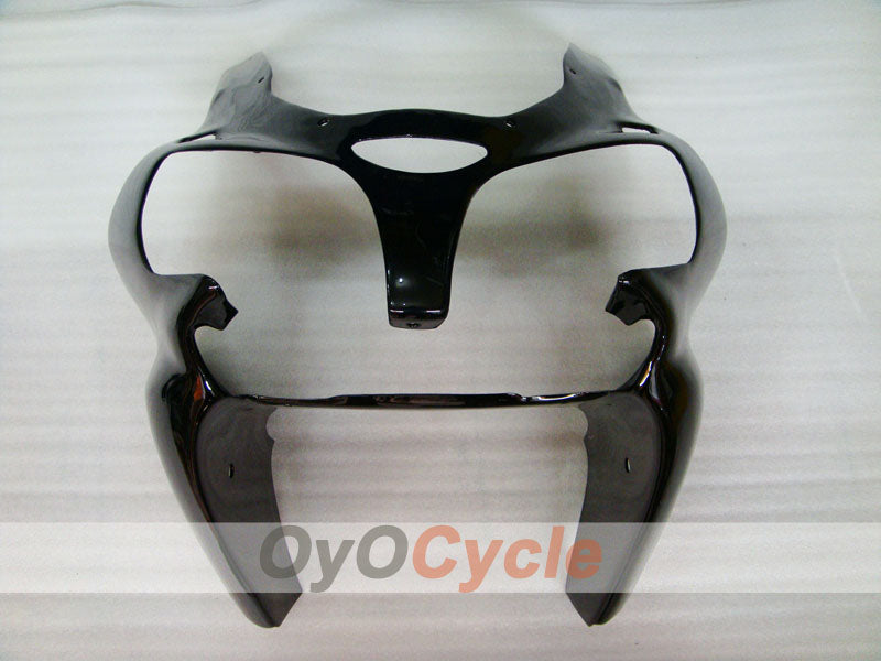 Kit de carénage à injection pour NINJA ZX-6R 00-02 - Noir - Style d'usine #OYO87906034