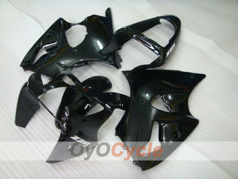 Kit de carénage à injection pour NINJA ZX-6R 00-02 - Noir - Style d'usine #OYO87906034