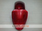 Kit de carénage à injection pour NINJA ZX-6R 00-02 - Rouge, Noir - Flamme #OYO87906035