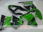 Kit de carénage à injection pour NINJA ZX-6R 00-02 - Vert, Noir - Monster #OYO87906036