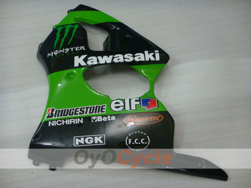 Carénage latéral gauche et droit pour Kawasaki Ninja ZX-6R 00-02 #OYO87912991