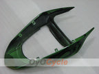 Kit de carénage à injection pour NINJA ZX-6R 03-04 - Vert, Noir - Flamme #OYO87906038
