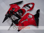 Kit de carénage à injection pour NINJA ZX-6R 03-04 - Rouge, Noir - Style d'usine #OYO87906039
