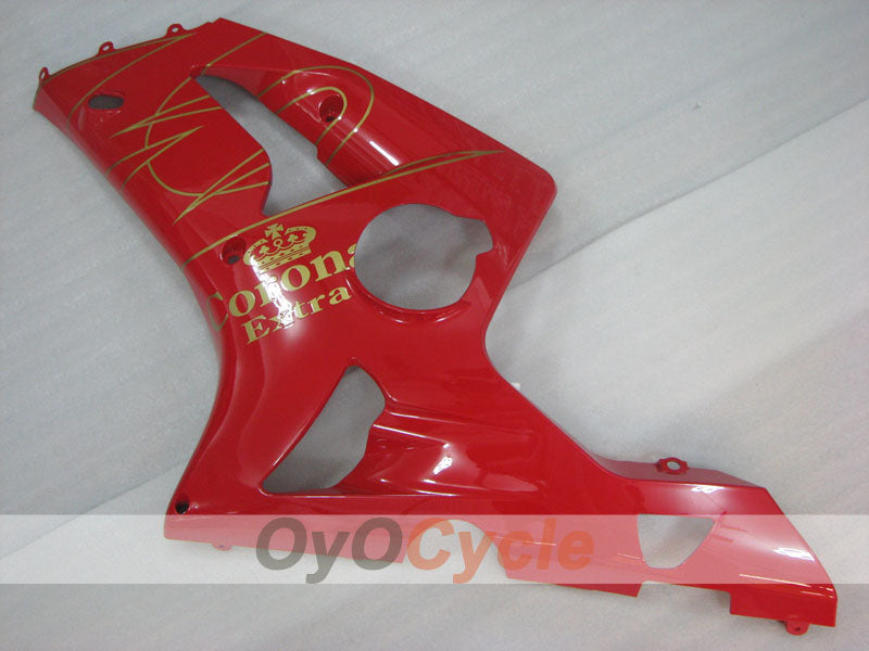 Kit de carénage à injection pour NINJA ZX-6R 03-04 - Rouge - Corona #OYO87906040