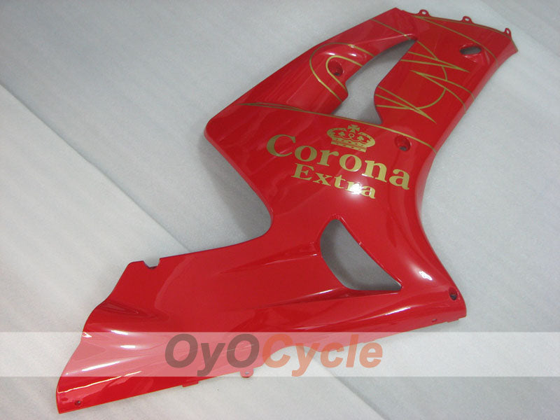 Kit de carénage à injection pour NINJA ZX-6R 03-04 - Rouge - Corona #OYO87906040