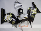 Kit de carénage à injection pour NINJA ZX-6R 03-04 - Blanc, Noir - Lucky Strike #OYO87906041