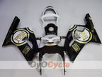 Kit de carénage à injection pour NINJA ZX-6R 03-04 - Blanc, Noir - Lucky Strike #OYO87906041