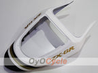 Kit de carénage à injection pour NINJA ZX-6R 03-04 - Blanc, Noir - Lucky Strike #OYO87906041