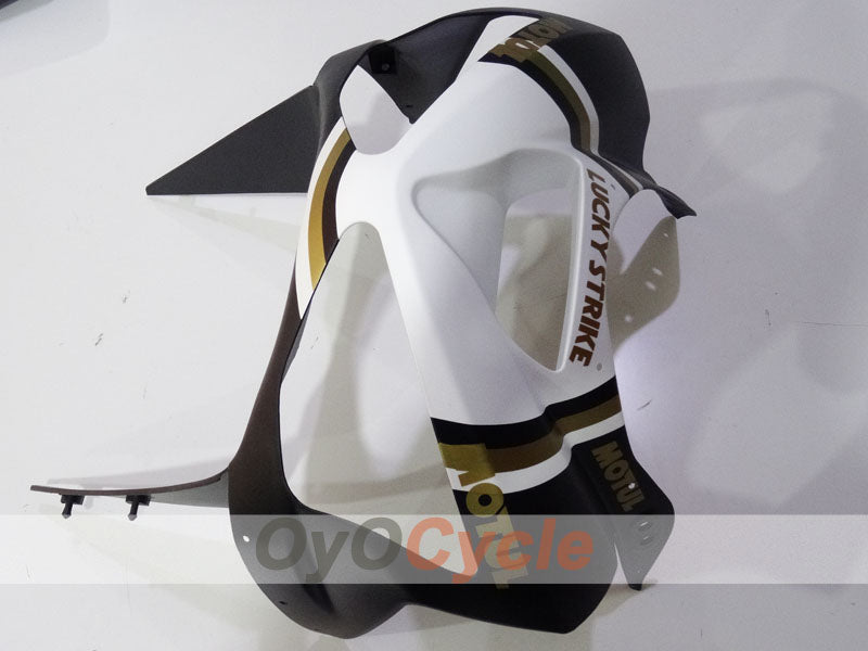 Kit de carénage à injection pour NINJA ZX-6R 03-04 - Blanc, Noir - Lucky Strike #OYO87906041