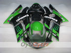 Kit de carénages injectés pour NINJA ZX-6R 03-04 - Vert, Noir - Monster #OYO87906043