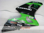 Kit de carénages injectés pour NINJA ZX-6R 03-04 - Vert, Noir - Monster #OYO87906043