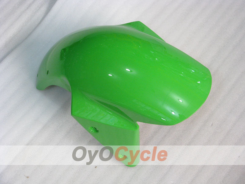 Kit de carénages injectés pour NINJA ZX-6R 03-04 - Vert, Noir - Monster #OYO87906043